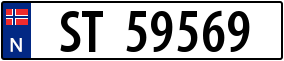 Truck License Plate